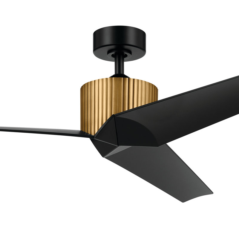 Almere 56'' Ceiling Fan, Brushed Natural Brass