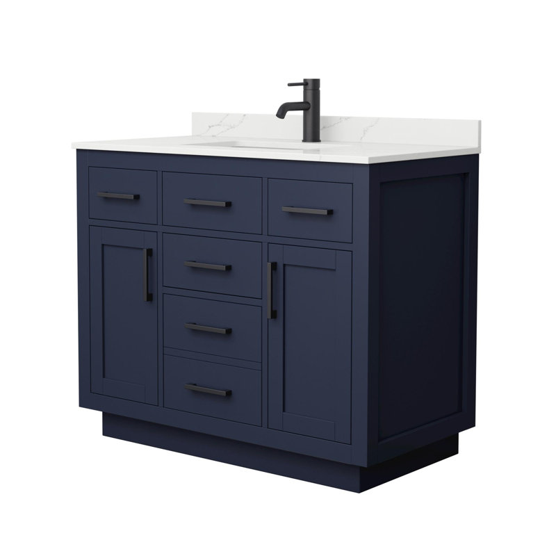 Beckett TK 42'' W Vanity, Single, Matte Black