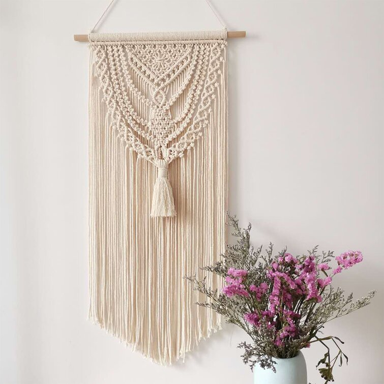 Loom Woven Cotton Wall Hanging