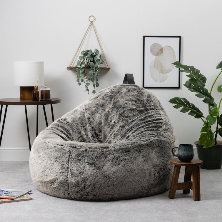 Faux Fur Bean Throwing Bean Bags Kmart Faux Fur Bean Bag Chair