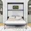 Grand lit escamotable avec coussin-1344137008