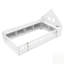 Lit en bois avec garde-corps, tête de lit en forme de maison, rangement, DEL, port USB et prises de courant-1559150120