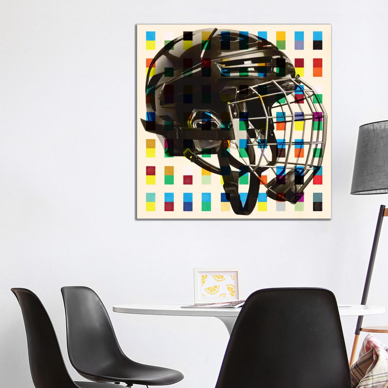 Hockey Mask by Unknown Artist - Wrapped Canvas Print, 93.98 cm H x 93.98 cm W x 3.175 cm D