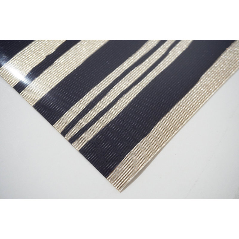 Dinora Vinyl Striped Rectangle Placemat