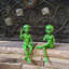 Ensemble de 2 statues de jardin Anketell-719820450