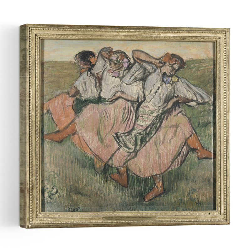 Trois danseuses russes - Affiche murale traditionnelle et contemporaine, H 18 po x l 18 po