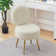 Chaise de coiffeuse avec tabouret d'appoint Noehly
