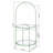 Muamir Glass Top End Table