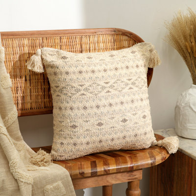 Beige Lumbar Cushion