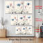 Aquarelle, impression sur toile, ensemble de 3 fleurs abstraites-118089339