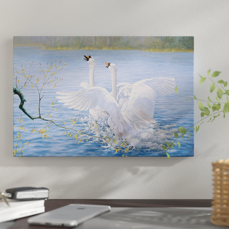 « catch me », reproduction sur toile, H 18 po x l 26 po x P 1,5 po, Pas de tapis, Toile avec cadre noir