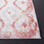 Tapis géométrique rouge / gris Milstein-1307832102