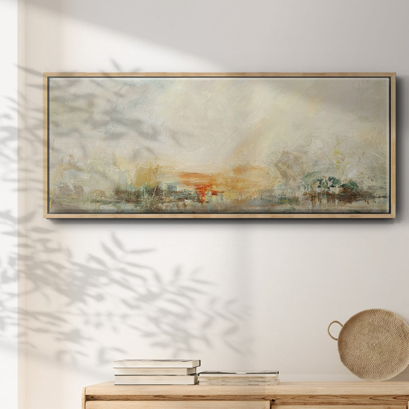 Vieux monde des maîtres - Toile encadrée, H 20 po x l 50 po