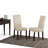 Acadian Andover Upholstered Parson Dining Chair with Tufted Backrest and Solid Wood Frame-1131911923
