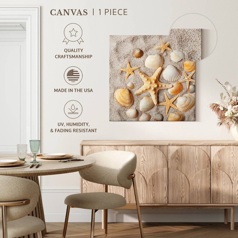 Aletra Decorative Seashells, 24" H x 24" W