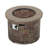 Leopold Stone Propane Smokeless Fire Pit Table with Hidden Fuel Tank