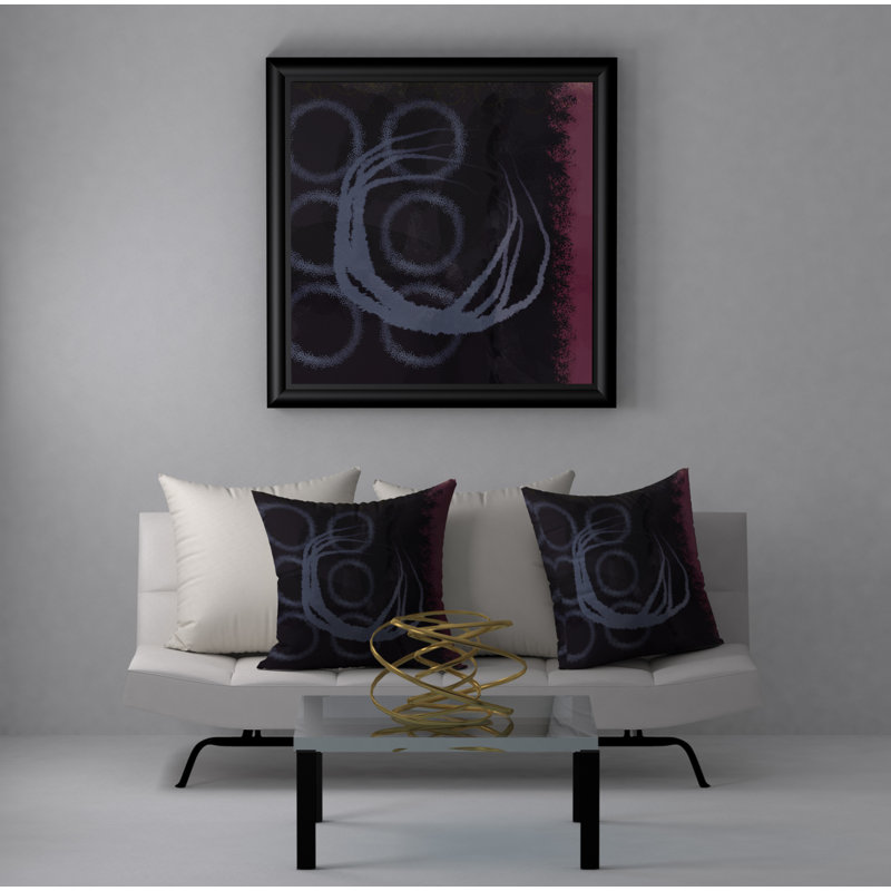  Housse et insert de coussin carré sans transformation, 18" x 18"