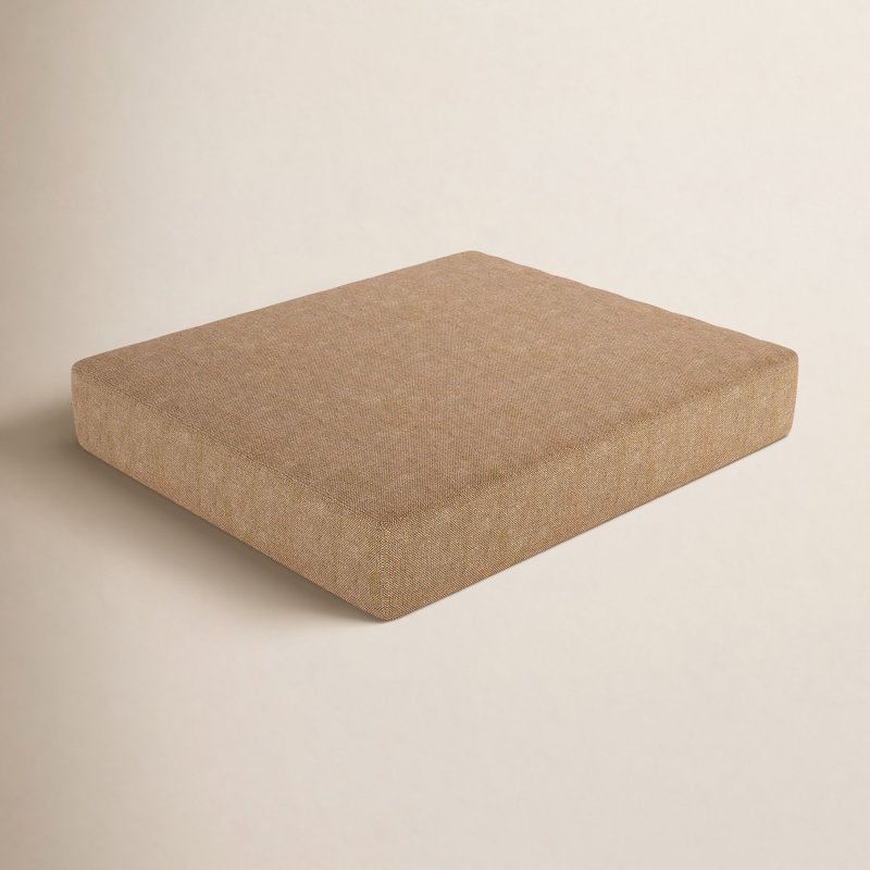 Coussin de siège d'extérieur 3,5 po Sunbrella®, Toile Sunbrella® beige chiné