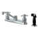 Kingston Brass Concord Two-Handle 8" Centerset Kitchen Faucet