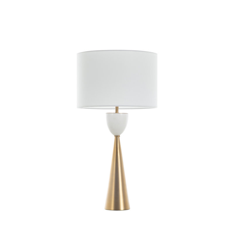 Rome Table Lamp - White, White