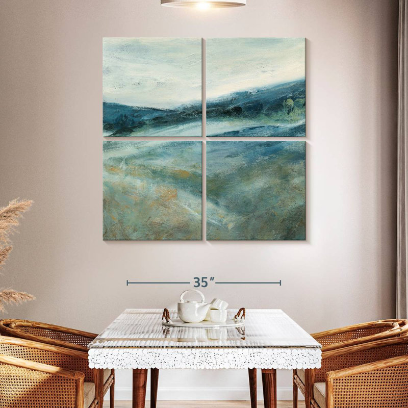 Distant Shadows II, 45" H x 45" W