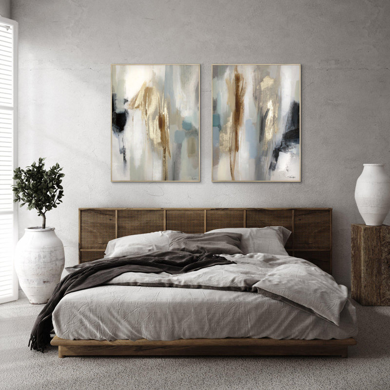 Inspired - 2 Piece Single Picture Frame Painting Set on Canvas