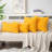 Pack Of 2 Couch Throw Pillow Covers  Soft Goose  Chenille Pillow Covers For Sofa Living Room Solid Dyed Pillow Cases-120930291