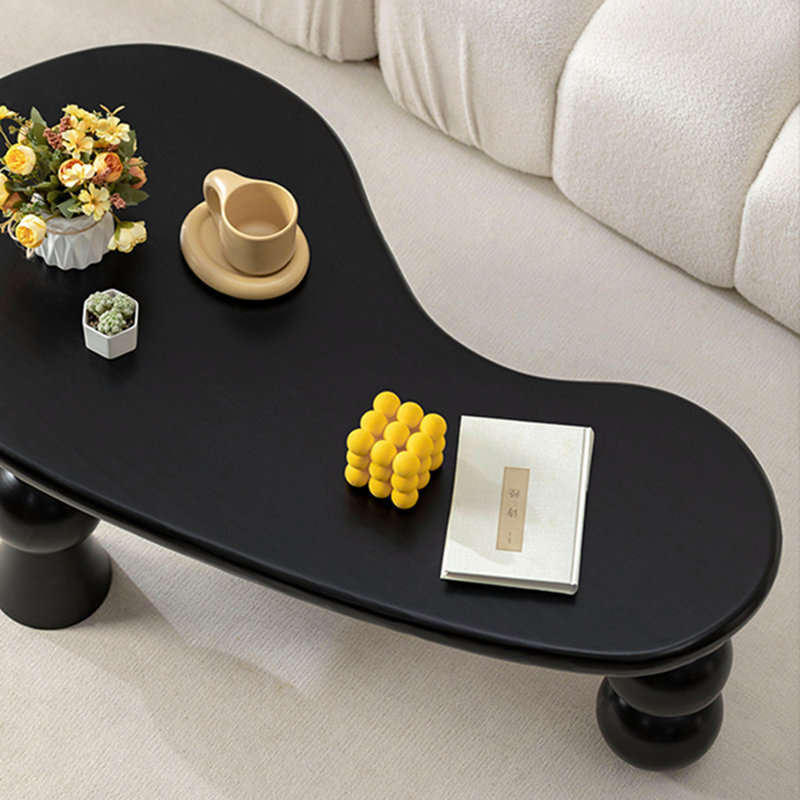 Table de bout Wabi-sabi minimal, H 17,71 po x L 39,37 po x l 21,65 po