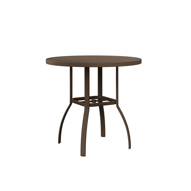 Murphy Outdoor Aluminum 42″ Round Bar Table, Clay