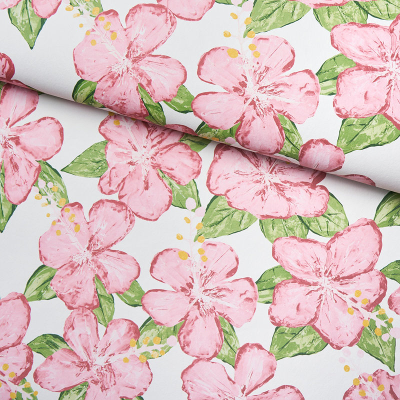 Schumacher x Victor Glemaud Fabienne Wallpaper, Pink