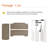 Daycia Height Adjustable L-Shape Standing Desk-292528208