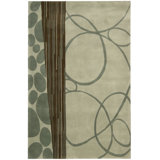 Laton Hand-Tufted Wool Marine Area Rug