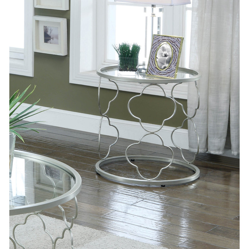 Table de bout à plateau contemporain