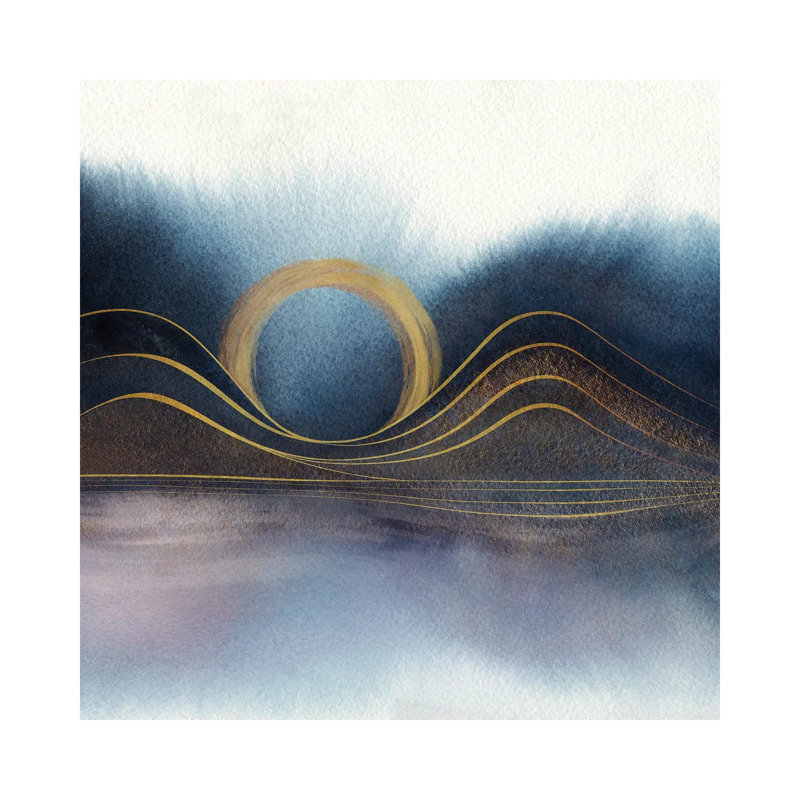 Mountains 1 Piece Wrapped Canvas Wall Art, 93.98cm H x 93.98cm W