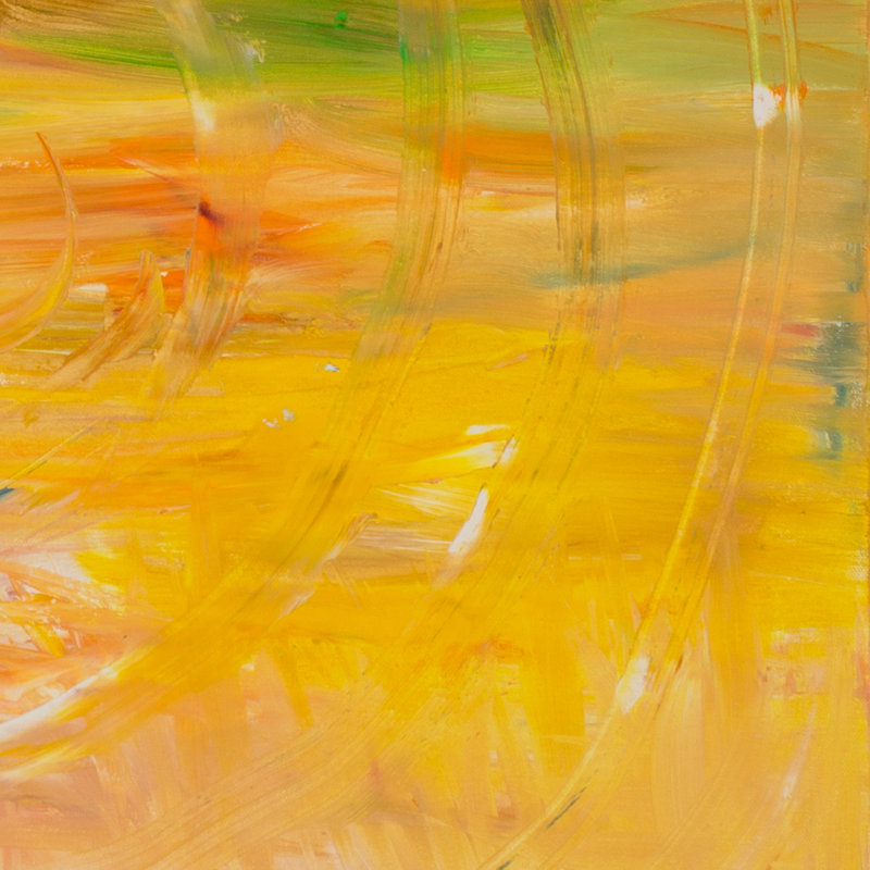 Yellow Rotation Painting
