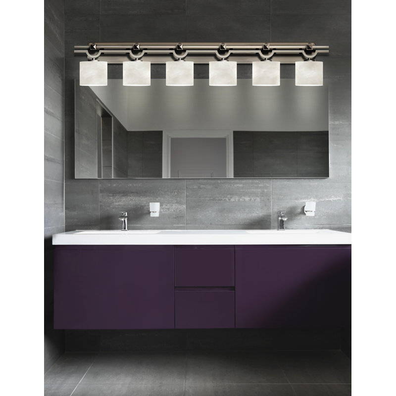 Brey 6 - Light Bath Bar, Brushed Nickel