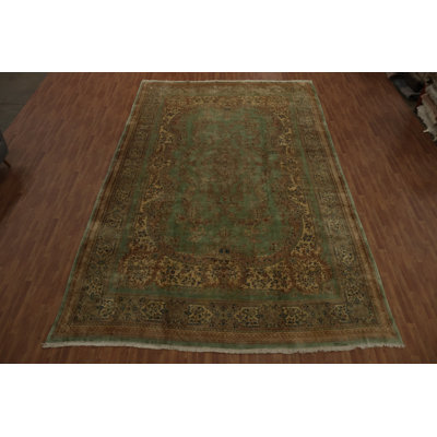 Tapis traditionnel à teinture végétale 12 x 19