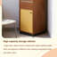 Petite armoire de coin 61,02 po, petite étagère de rangement, organisateur de coin pour canapé de salon et chambre à coucher