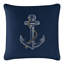 Coussin Sparkles Home Anchor | Motif nautique strass | Bourre en polyester | Lavable à la machine-2113998644-2113998654