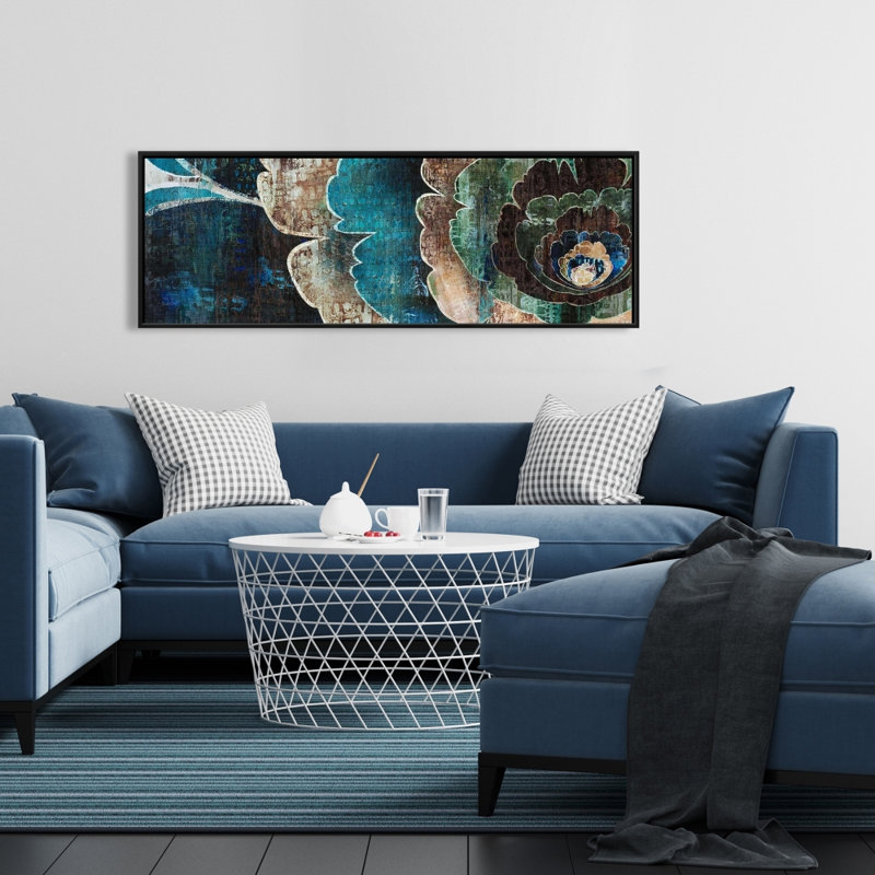 «Blue Flower Montage», reproduction sur toile
