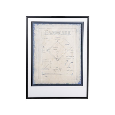 «All About the Game» par Ethan Harper, reproduction d'art encadrée sous verre