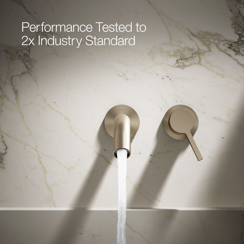 Components Wall-Mount Bathroom Sink Faucet Handle, Bronze