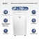 Emerson Quiet Kool 10000 BTU Wi-Fi Connected Portable Air Conditioner for 550 Square Feet with Remote Included