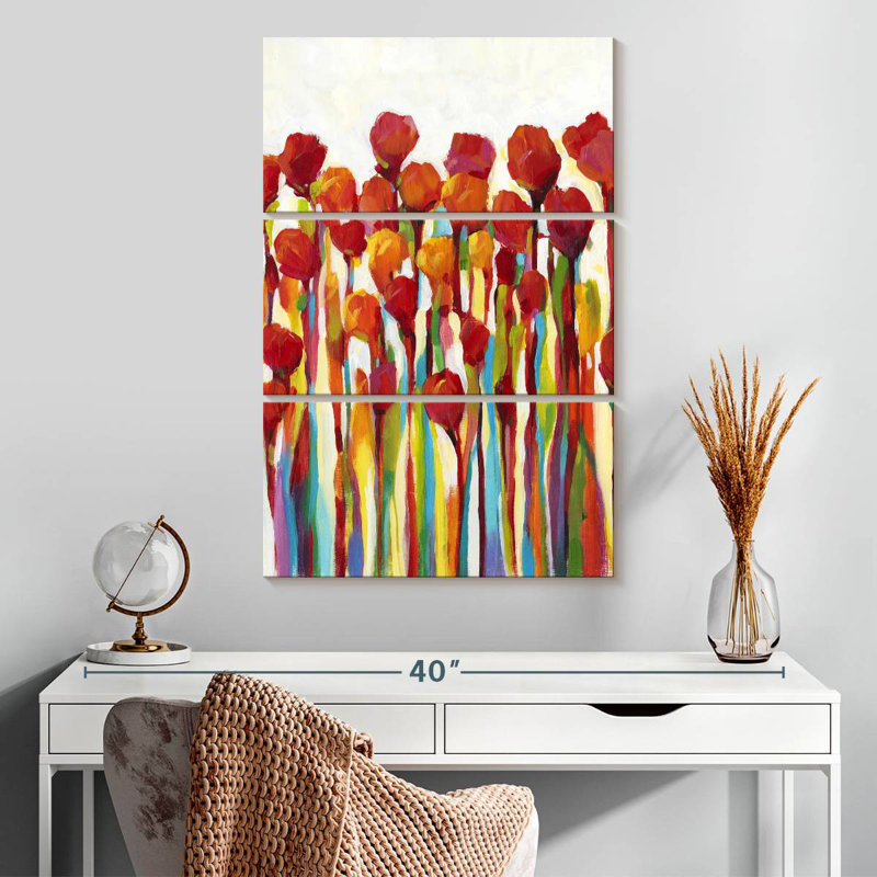 Harnek éclatant de couleur I, H 32 po x l 20 po