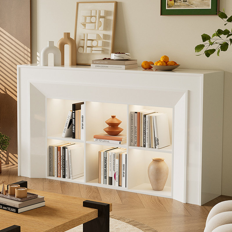 Étagère de rangement de meuble télé rétro français