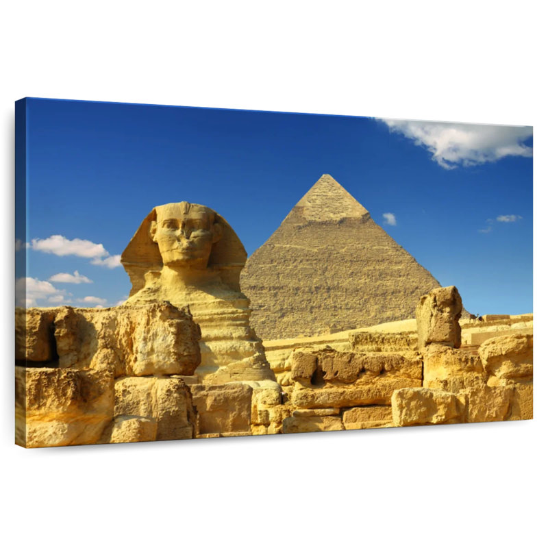 Adella Sphinx In Giza, 26" H x 39" W