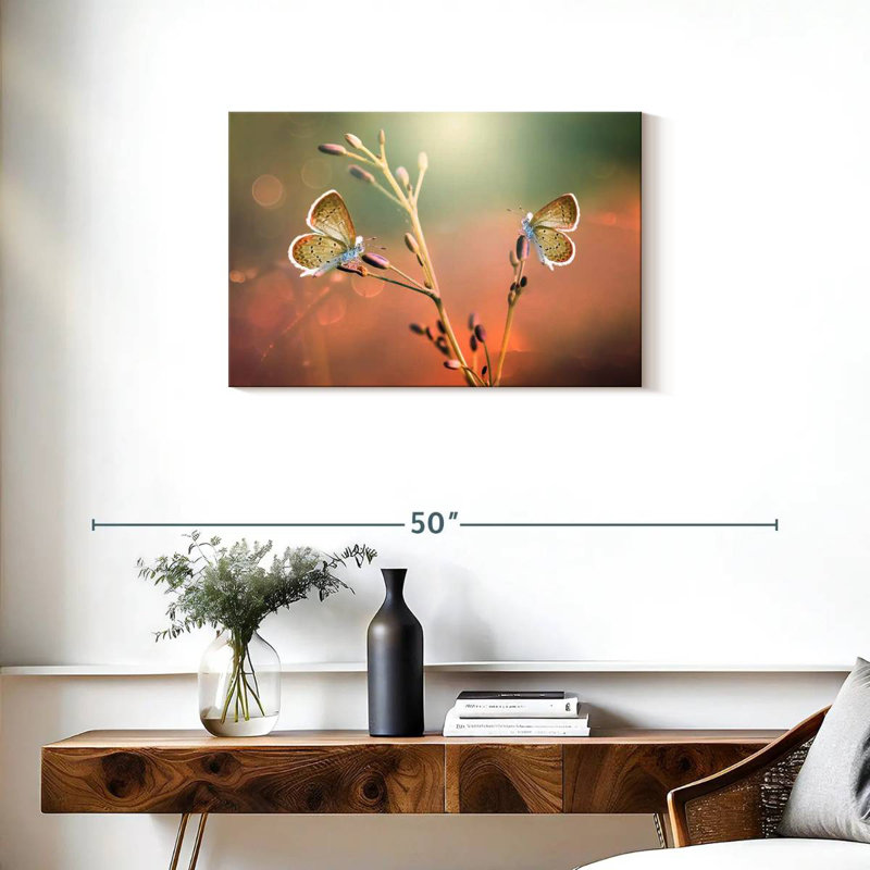 Brampt Butterfly Pair, 20" H x 30" W