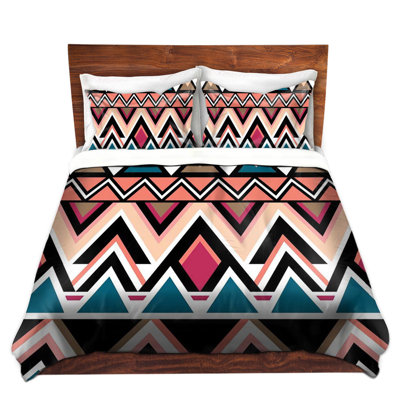 Polyester Chevron / Zig Zag Duvet Cover Set