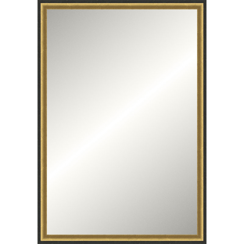 Gold  and Black Rustic Mirror, Classic Vanity