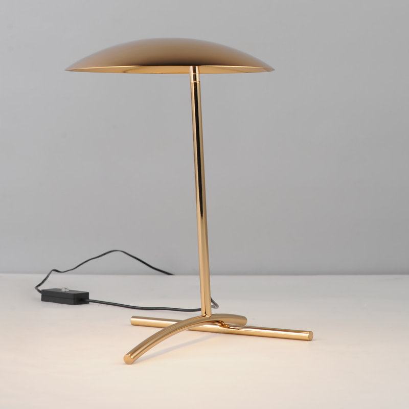 Vesta LED Desk Table Lamp, French Gold, French Gold